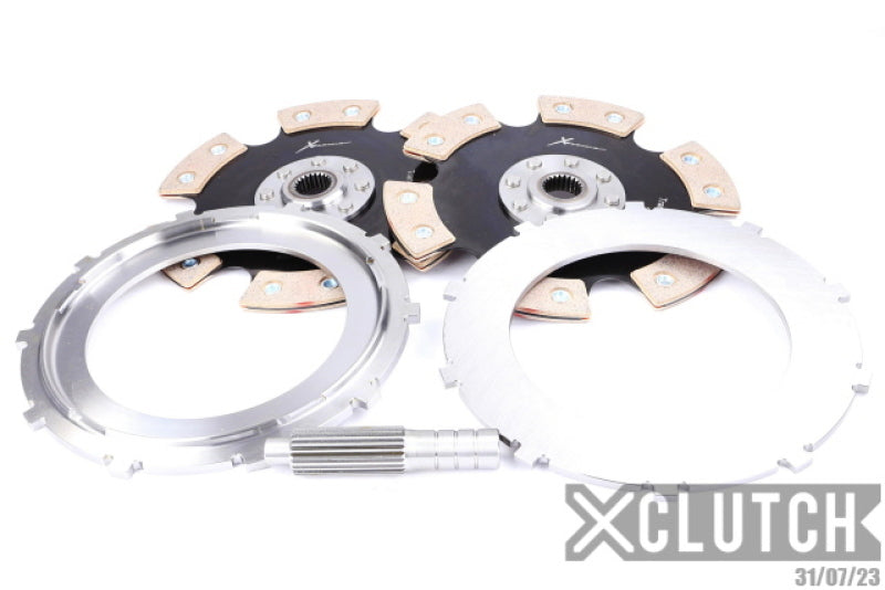 XCLUTCH Ford 9in Twin Solid Ceramic Multi-Disc Service Pack XMS-230-FD02-2E-XC XMS-230-FD02-2E-XC Photo - Primary
