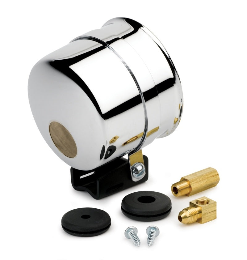 Autometer Gauge Mount, 3 3/8", Pedestal W/ Chrome Cup 5203 Photo - Primary