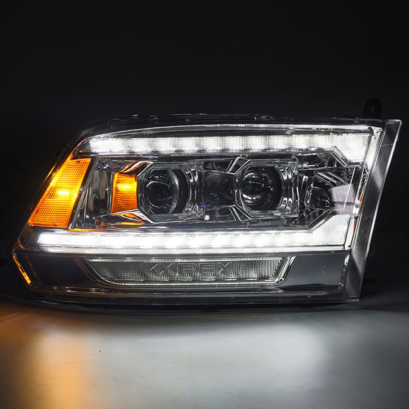 AlphaRex 09-18 Dodge Ram 2500 LUXX LED Proj Headlights Plank Style Chrm w/Activ Light/Seq Signal/DRL 880559 880559 User 2