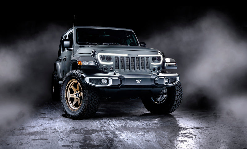 ORACLE Lighting Oracle VECTOR Series Full LED Grille - Jeep Wrangler JL/JT - NA 5837-PRO 5837-PRO Photo - lifestyle view