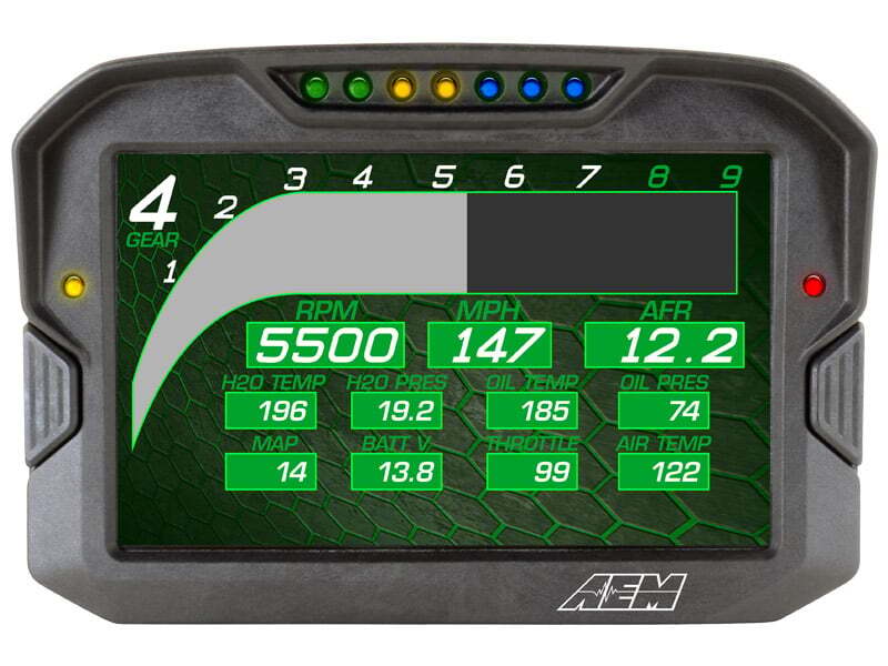 AEM CD-7 Non Logging Race Dash Carbon Fiber Digital Display (CAN Input Only) 30-5700 30-5700 Photo - out of package