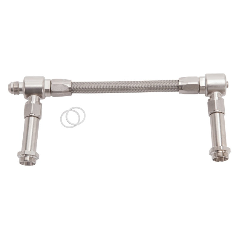 Russell Endura Finish -8 Dual Inlet W/Out Filter For All Holley Carbs 641151 Photo - Primary