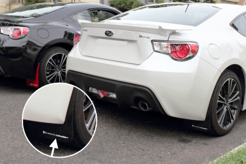 Rally Armor Mud Flap White Logo - FR-S BRZ MF23-UR-BLK/WH User 1