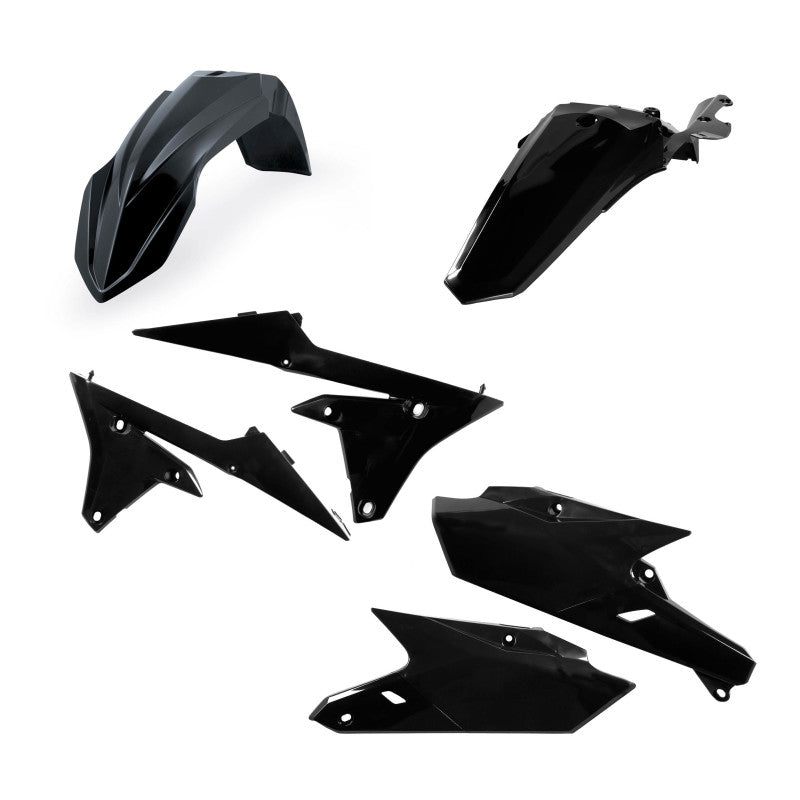 Acerbis 15-19 Yamaha WR250F/ YZ250FX/ WR450F/ YZ450FX Plastic Kit - Black 2449630001 2449630001 Photo - Primary