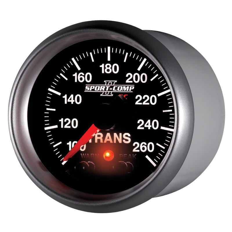 Autometer 2-1/16" Transmission Temperature, W/Peak & Warn, 100-260 °F 3658 User 2