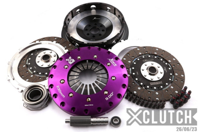 XCLUTCH 02-05 Lexus IS300 Base 3.0L 9in Twin Solid Organic Clutch Kit XKTY23533-2G XKTY23533-2G Photo - Primary