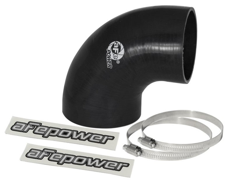 aFe Coupling Kit: (4" x 3-1/2")ID x 90 Deg. Elbow Reducer (Silicone) 59-00065 User 1