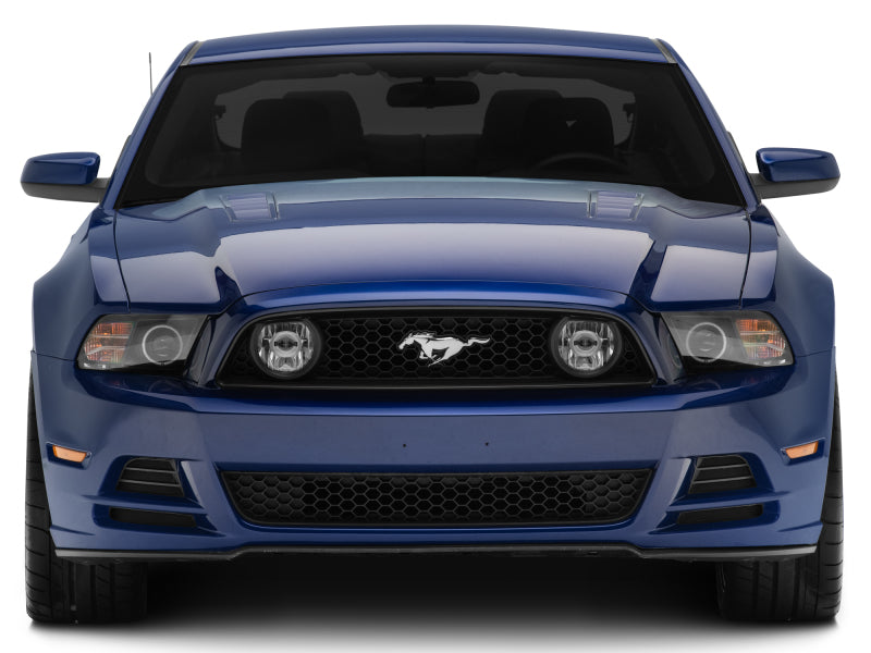 Raxiom 13-14 Ford Mustang LED Halo Projector Headlights- Black Housing (Clear Lens) 408997 408997 Photo - Close Up