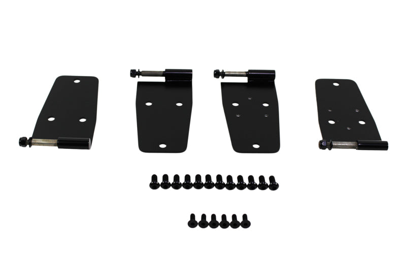Kentrol 76-93 Jeep CJ/Wrangler YJ Hardtop Door Hinge Set 4 Pieces - Powdercoat Black 50420 50420 Photo - Primary
