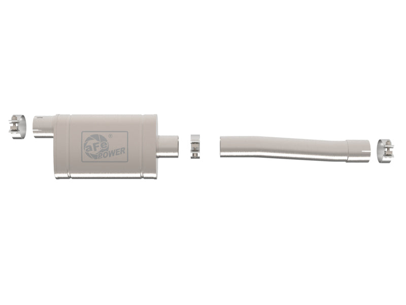 aFe Apollo GT Series 3in 409 Stainless Steel Muffler Upgrade 2019 GM Silverado/Sierra 1500 V8-6.2L 49C44114 49C44114 Photo - Unmounted