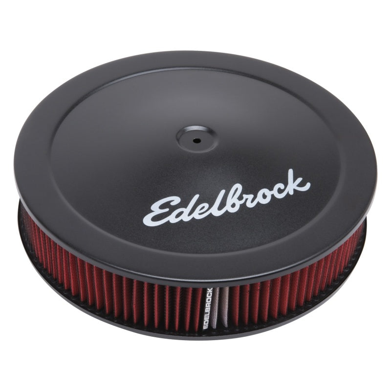 Edelbrock Air Cleaner, Pro-flo Series, Round, 14 In. Diameter, Cloth Element 1225 Photo - Unmounted