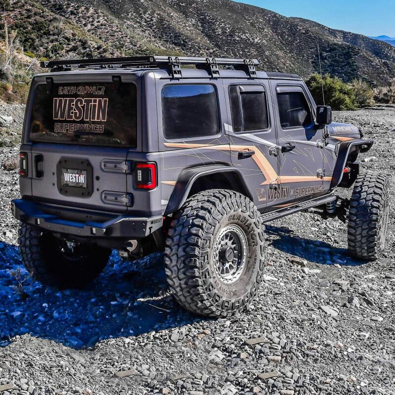 Westin 18-25 Wrangler JL Spare Tire Delete Plate - Tex. Blk 59-761205 59-761205 Photo - Mounted