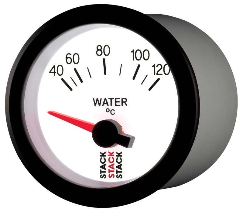 Autometer Stack 52mm 40-120 Deg C M10 Male Electric Water Temp Gauge - White ST3257 ST3257 User 3