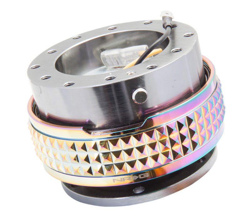 NRG Quick Release Kit - Pyramid Edition - Gunmetal Body / Neochrome Pyramid Ring SRK-210GM/MC SRK-210GM/MC Photo - Primary