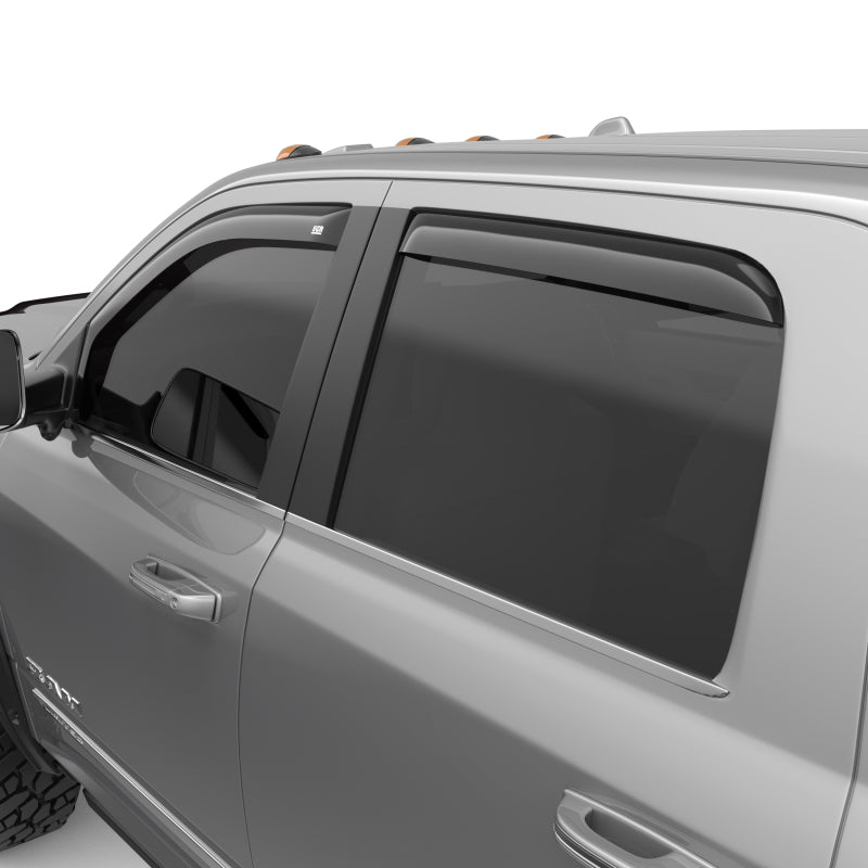 EGR 2020+ Ram HD Crew/Mega Cab In-Channel Window Visors Set of 4 - Dark Smoke 572861 572861 Photo - Close Up