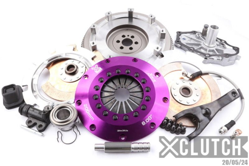 XCLUTCH 01-02 Nissan Pathfinder SE 3.5L 8in Twin Solid Ceramic Clutch Kit XKNI20526-2E XKNI20526-2E Photo - Primary