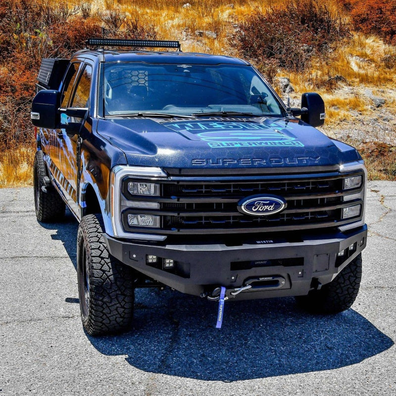 Westin 23-24 Ford F250/350 Pro-Series Front Bumper - Textured Black 58-411305 58-411305 Photo - Mounted