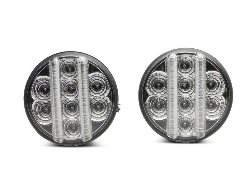 Raxiom 07-18 Jeep Wrangler JK Axial Series LED Front Turn Signals- Clear J119944 J119944 Photo - Close Up