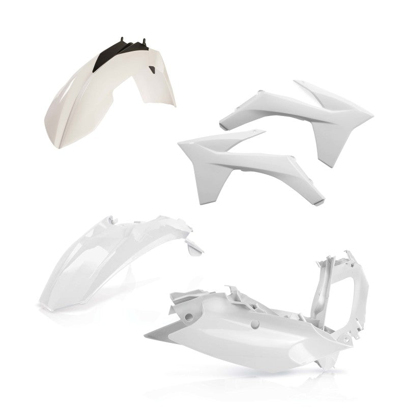 Acerbis 12-13 KTM EXC/EXC-F/XCF-W/XC-W Plastic Kit - White 2250390002 2250390002 Photo - Primary