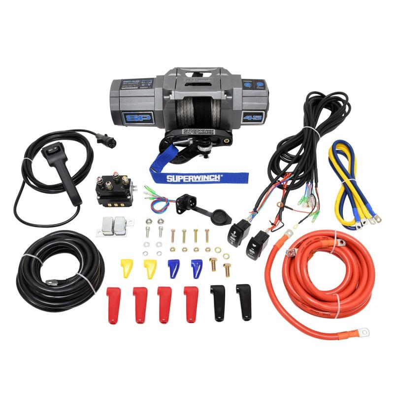 Superwinch 4500lb Winch 40ft Syn thetic Rope Hawse 1145250 1145250 Photo - Unmounted