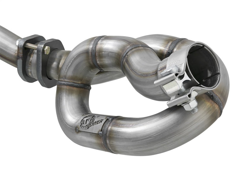 aFe MACH Force-Xp Stainless Steel Loop & Y-pipe Performance Package Jeep 48-46207-PK Photo - Unmounted