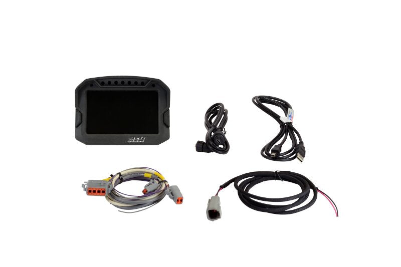 AEM CD-5G Carbon Digital Dash Display w/ Interal 10Hz GPS & Antenna 30-5602 30-5602 Photo - out of package