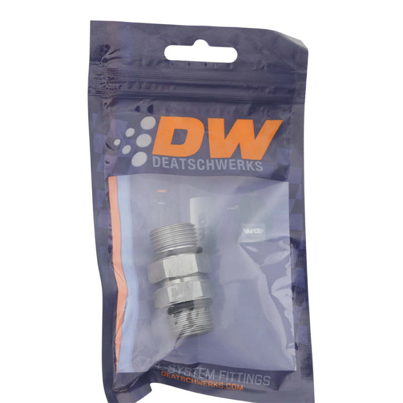 DeatschWerks 8AN ORB Male to 8AN ORB Male Swivel Adapter - Anodized DW Titanium 6-02-0426 6-02-0426 Photo - lifestyle view