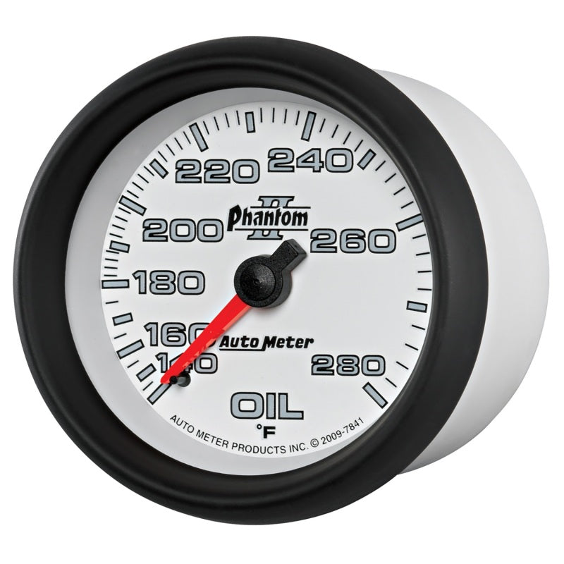 AutoMeter Gauge Oil Temp 2-5/8in. 140-280 Deg. F Mechanical Phantom II 7841 7841 User 2