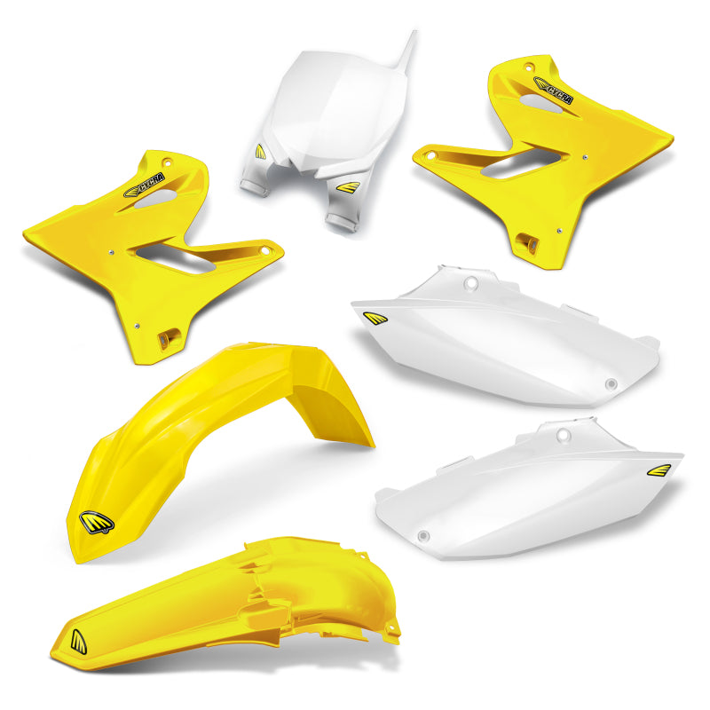 Cycra 05-14 Yamaha YZ125/250 Powerflow Full Body Kit Light Gold/White 1CYC-9315-66W 1CYC-9315-66W User 1