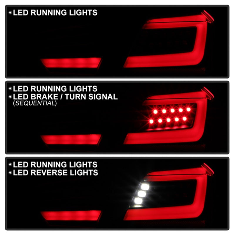 SPYDER 14-20 Chevy Impala LED Tail Lights - Black (ALT-YD-CHIP14-SEQ-BK) 5088987 5088987 Photo - Unmounted