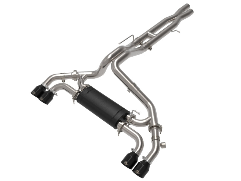 aFe Vulcan Series 2.5in 304SS Cat-Back Exhaust 2021+ Jeep Wrangler 392 6.4L w/ Black Tips 49-38098-B 49-38098-B Photo - Primary