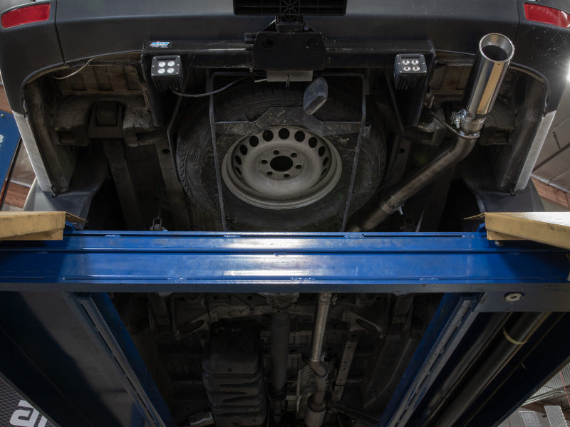 aFe Vulcan Series 3in 304SS DPF-Back Exhaust w/ Black Tip 14-18 Mercedes-Benz Sprinter 2500 49-36502-B 49-36502-B Photo - Mounted