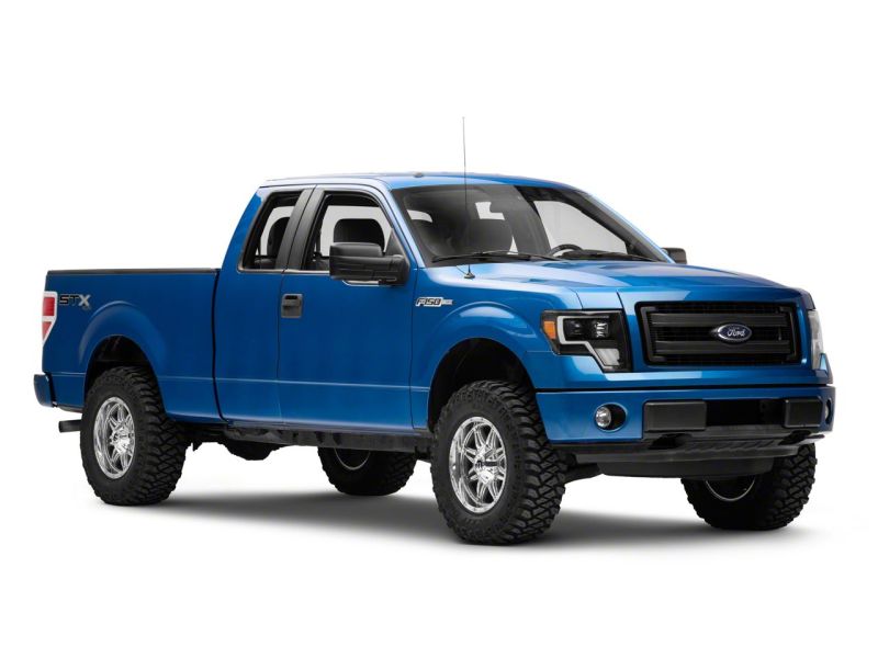 Raxiom 09-14 Ford F-150 Axial G4 Light Bar Switchback Projector Headlights- Blk Housing (Clear Lens) T546755 T546755 Photo - Close Up