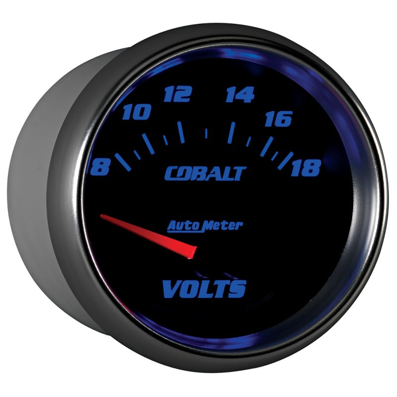 Autometer Gauge, Voltmeter, 2 5/8", 18V, Electric, Cobalt 7991 User 6
