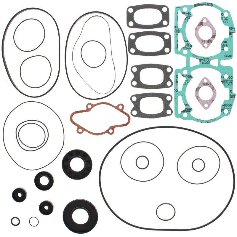 Vertex Pistons Vertex Gaskets 93-96 Ski-Doo Formula Grand Touring/XTC/SE Complete Gasket Kit w/ Oil Seals 711194 711194 Photo - Primary