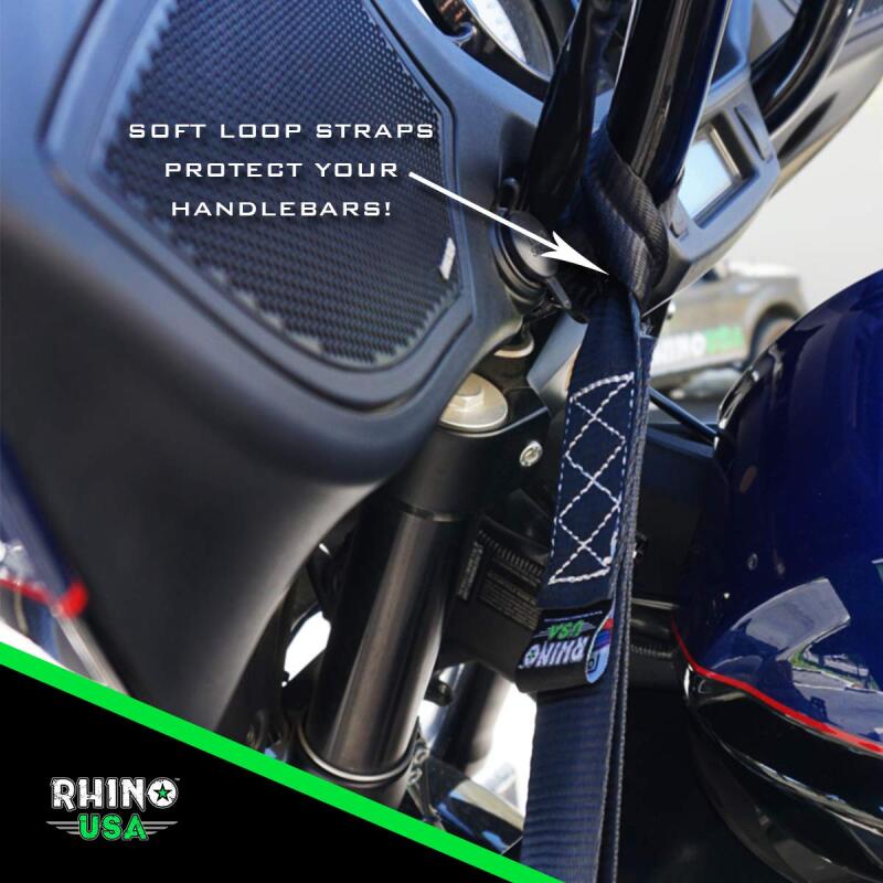 Rhino USA Heavy Duty Ratchet Tie-Down 4-Pack (Red) 1.6In X 8Ft HDKIT-4PK-RED HDKIT-4PK-RED User 4