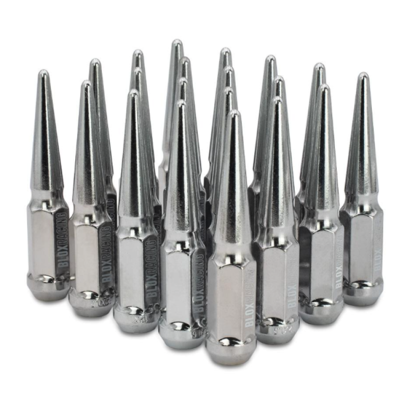 BLOX Racing Spike Forged Lug Nuts - Chrome 12 x 1.25mm - Set of 20 BXAC-00150-20 BXAC-00150-20 User 1