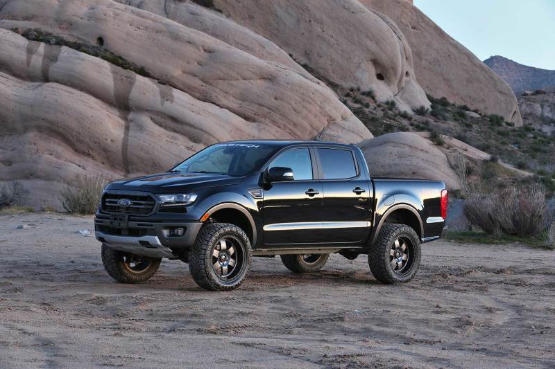 Fabtech 2019 Ford Ranger 4WD 3.5in Ball Joint UCA System w/Rear DL 2.25 Shocks & Intrusion Beam Kit K2323DL K2323DL Photo - lifestyle view