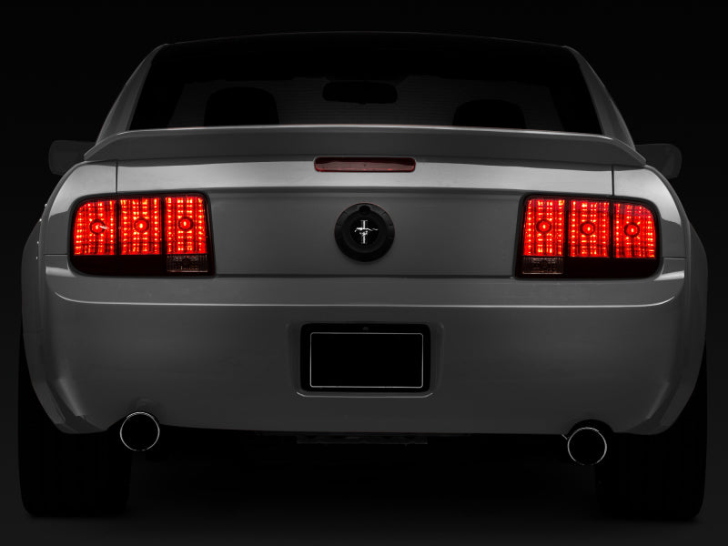 Raxiom 05-09 Ford Mustang Tail Lights- Black Housing (Smoked Lens) 49066 49066 Photo - Close Up