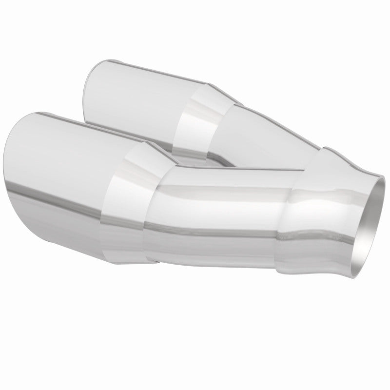 Magnaflow Double Wall 3in Dual Round Polished Tip 2.25in Inlet 35226 35226 360 Degree Image Set