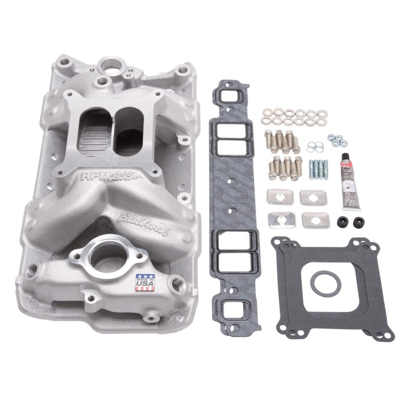 Edelbrock Manifold Installation Kit, Performer RPM, Air-Gap, SBC, 1957-1986, Nat 2042 Photo - Primary