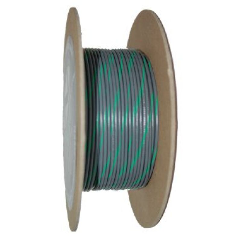 NAMZ OEM Color Primary Wire 100ft. Spool 20g - Gray/Green Stripe NWR-85-100-20 NWR-85-100-20 Photo - Primary