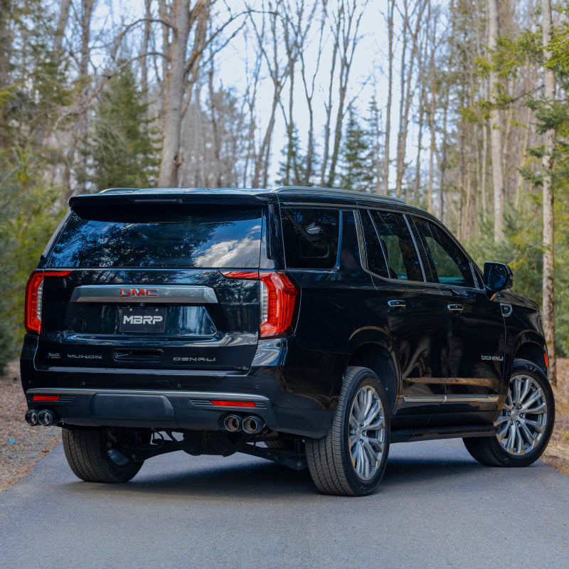 MBRP 21- GM Tahoe 5.3/6.2L Cat Back Exhaust S50573CF S50573CF Photo - lifestyle view
