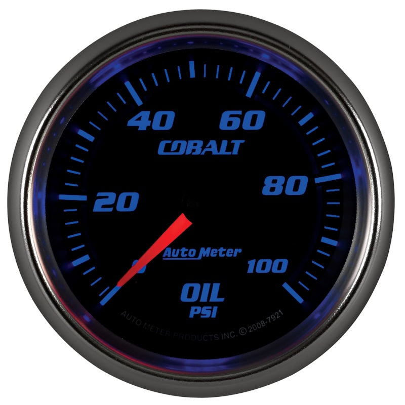 Autometer Gauge, Oil Pressure, 2 5/8", 100Psi, Mechanical, Cobalt 7921 User 4