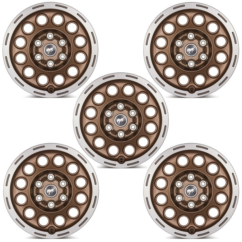 Ford Racing 21-23 Bronco 17x8.0 Wheel Kit -Sinister Bronze M-1007K-P1780BRN M-1007K-P1780BRN Photo - Primary
