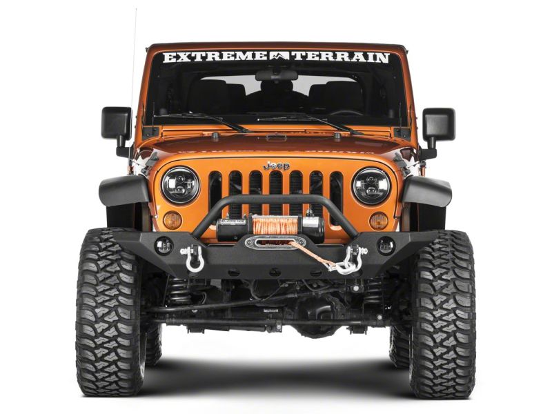 Raxiom 07-18 Jeep Wrangler JK Windshield Mounted Dual Light Brackets J106739 J106739 Photo - Close Up