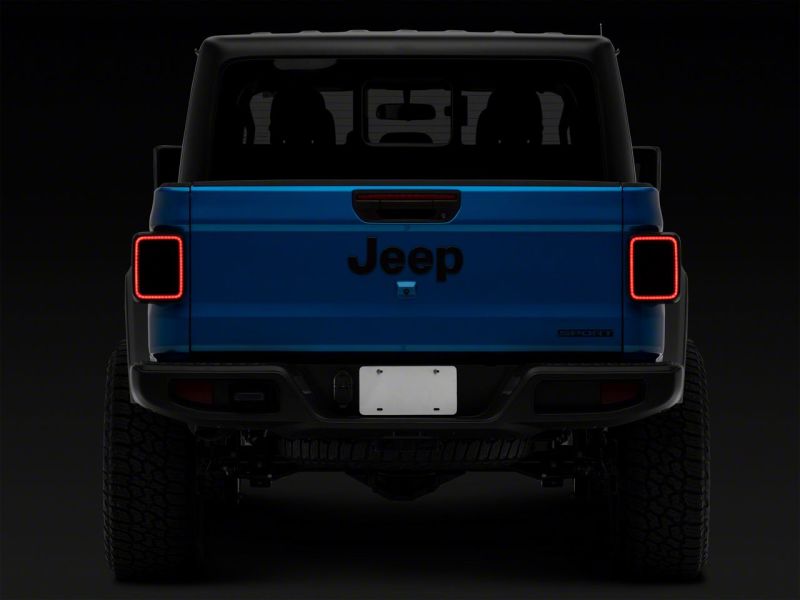 Raxiom 20-23 Jeep Gladiator JT LED Tail Lights- Blk Housing (Smoked Lens) JG8026 JG8026 Photo - Close Up