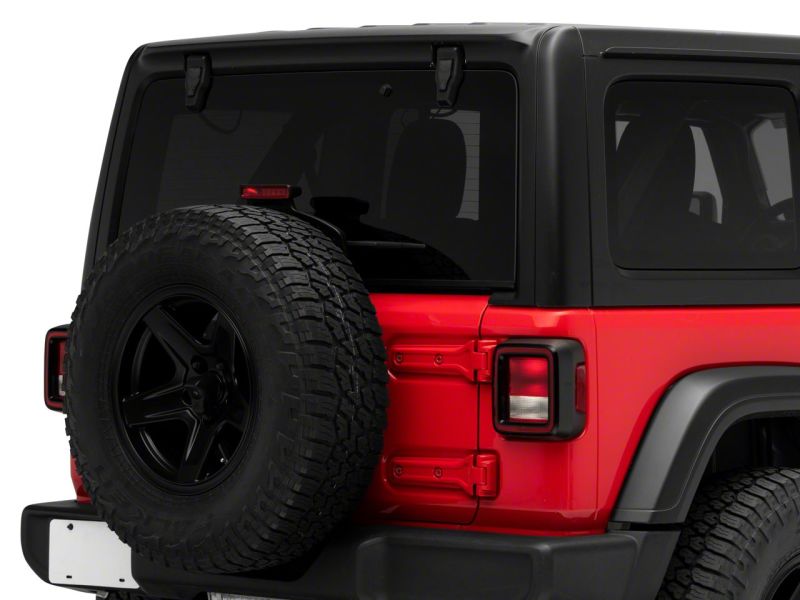Raxiom 18-23 Jeep Wrangler JL Axial Series Rear Window Glass Hinge LED Lights J155993-JL J155993-JL Photo - Close Up