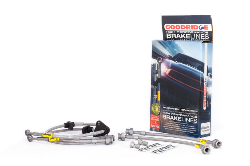 Goodridge Stainless Steel Brake Line SS Brd 92-95 Honda Civic 20015 Photo - Primary