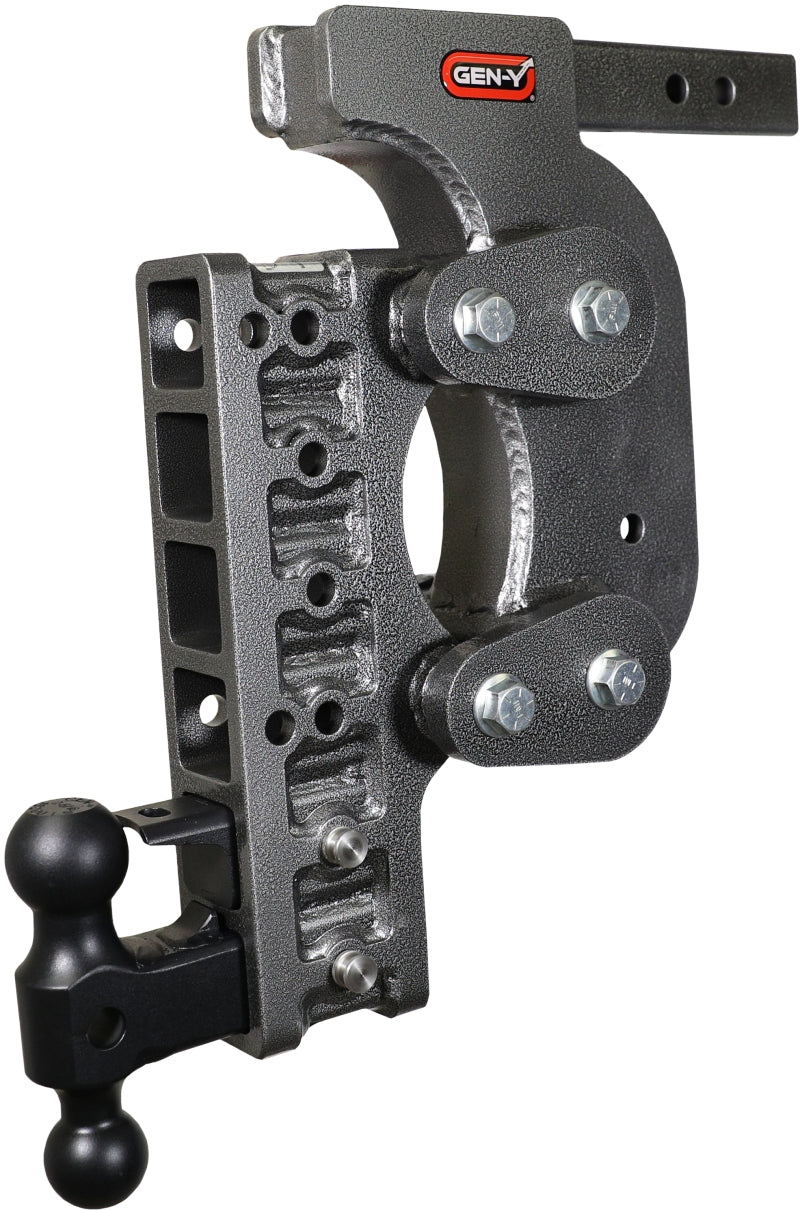 GEN-Y Hitch Gen-Y The Boss Torsion-Flex 2in Shank 17.5in Drop 16K Hitch w/GH-051 Dual-Ball/Pintle Lock/Stab Kit GH-1426 GH-1426 Photo - Primary